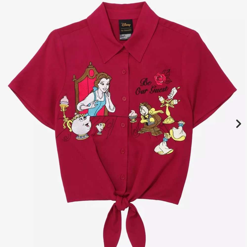 Disney Women’s Her Universe Beauty and the Beast Shirt - NWT